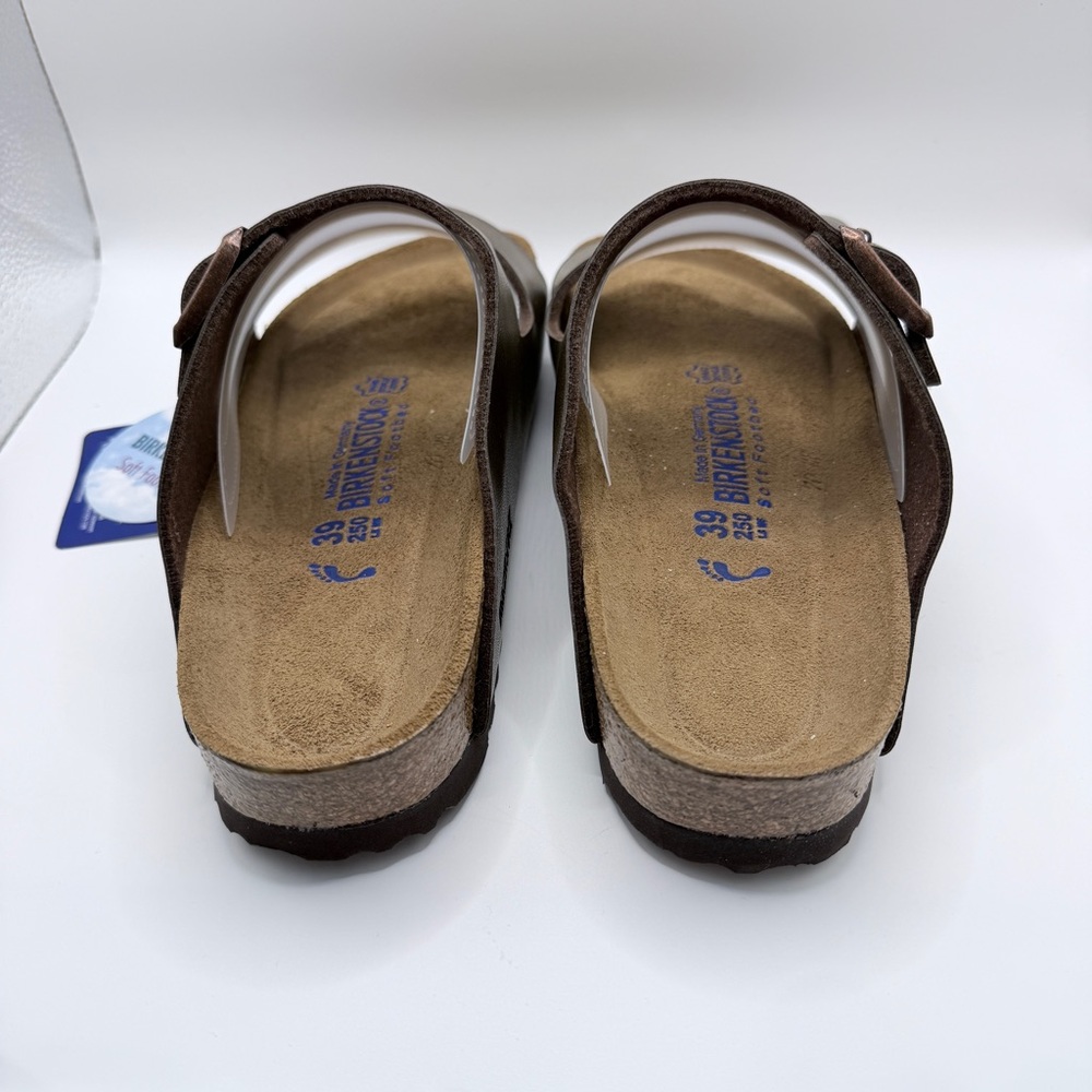 Birkenstock Arizona sandals in Golden Brown W-8/ M-6 - Picture 6 of 12